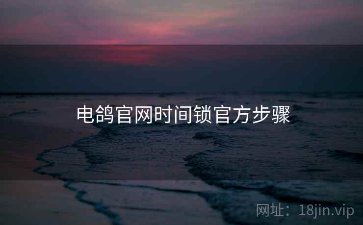 电鸽官网时间锁官方步骤