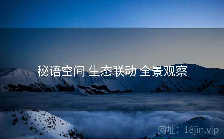 秘语空间 生态联动 全景观察